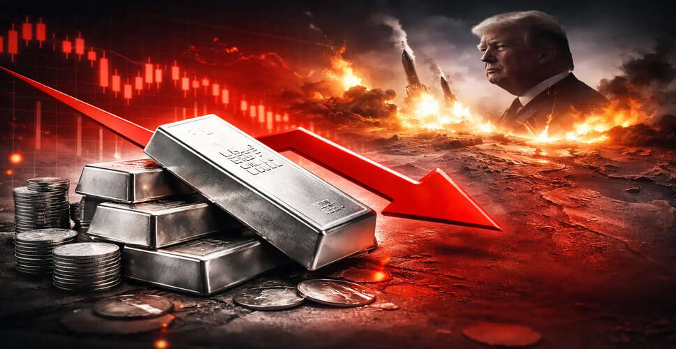 आज के चांदी के भाव: कीमतों में भारी गिरावट