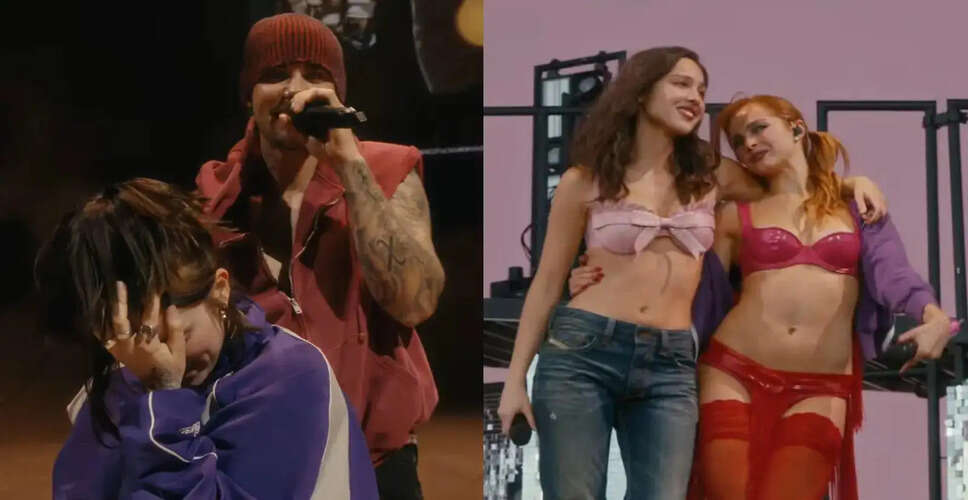 कोचेला में जस्टिन बीबर और ओलिविया रोड्रिगो का धमाल