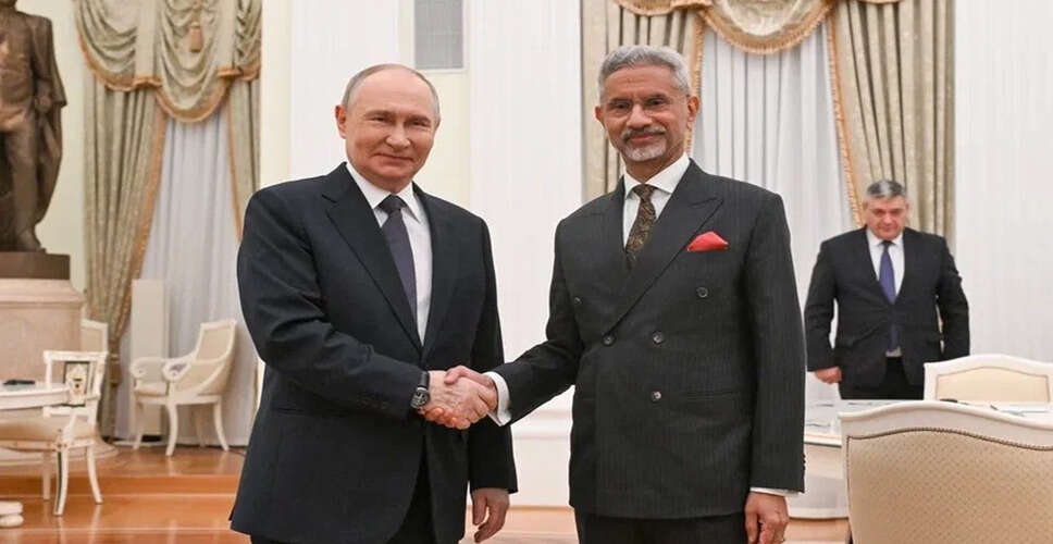 विदेश मंत्री जयशंकर की पुतिन से मुलाकात: भारत-रूस शिखर सम्मेलन की तैयारी