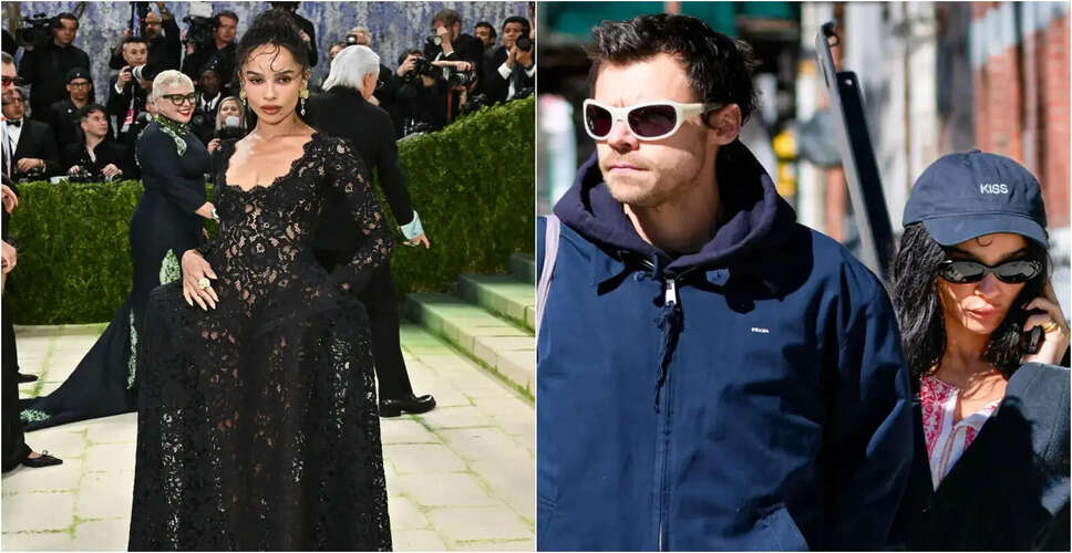 Zo&euml; Kravitz ने Met Gala में अपनी सगाई की अफवाहों के बीच किया शानदार प्रदर्शन
