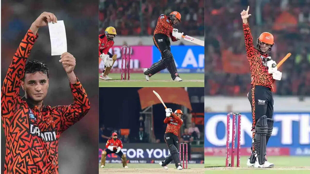 अभिषेक शर्मा ने IPL में बनाया पहला शतक, माता-पिता के सामने मनाया जश्न