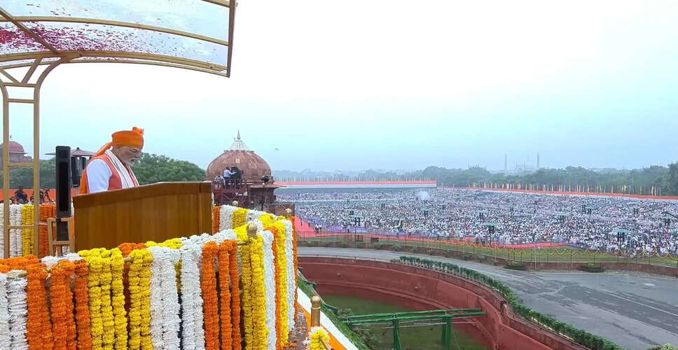 प्रधानमंत्री मोदी ने स्वतंत्रता दिवस पर नई रोजगार योजना और जीएसटी सुधारों की घोषणा की