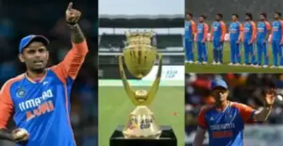 एशिया कप 2025 के लिए भारत की 20 सदस्यीय टीम की घोषणा