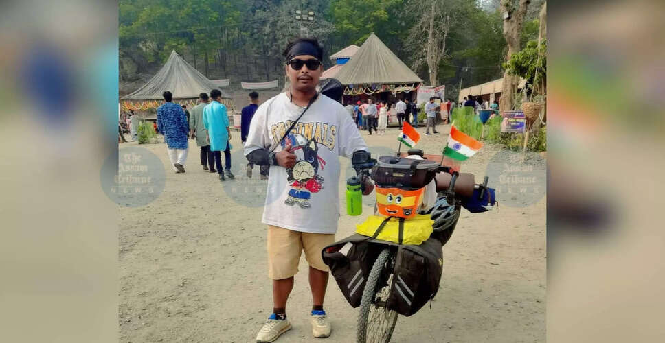 असम के युवा साइकिलिस्ट की पर्यावरण संरक्षण के लिए अनोखी यात्रा