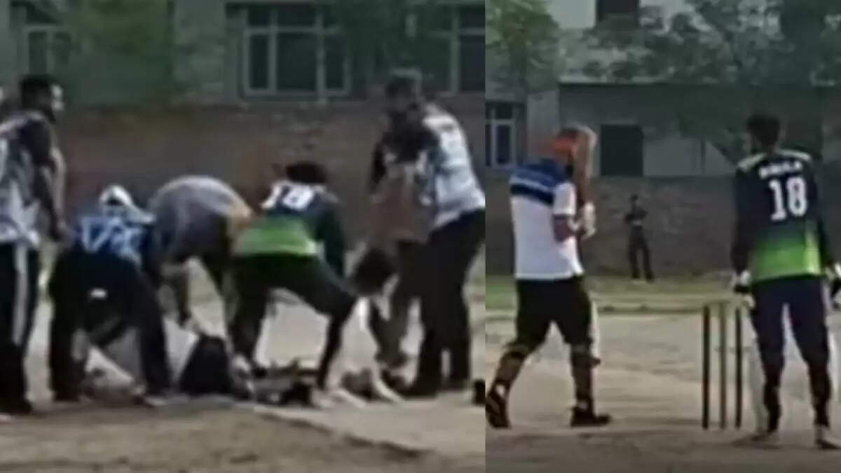 पंजाब के क्रिकेटर की छक्का मारते ही मैदान पर मौत, वीडियो हुआ वायरल