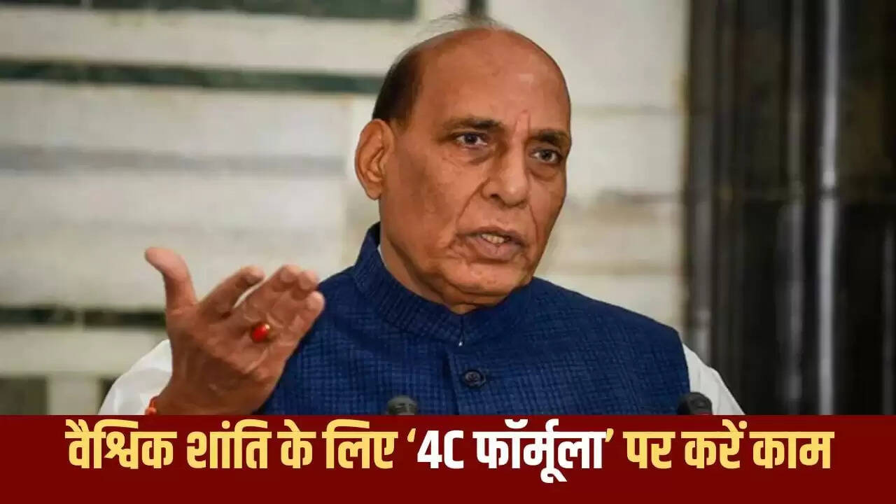 भारत का 4C फॉर्मूला: वैश्विक शांति के लिए राजनाथ सिंह का दृष्टिकोण