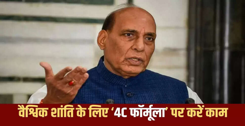 भारत का 4C फॉर्मूला: वैश्विक शांति के लिए राजनाथ सिंह का दृष्टिकोण
