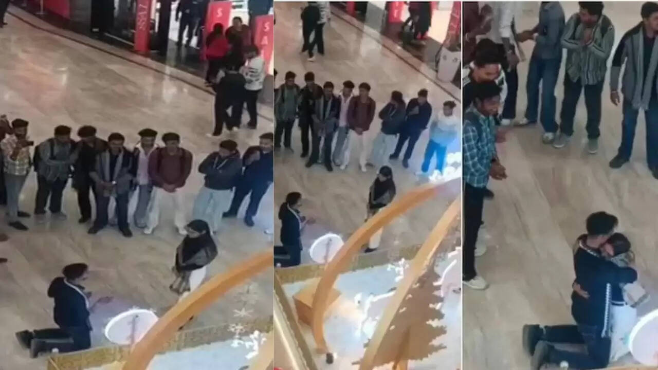 गाजियाबाद मॉल में अनोखा प्रपोजल: प्रेमी ने किया दिलकश इजहार