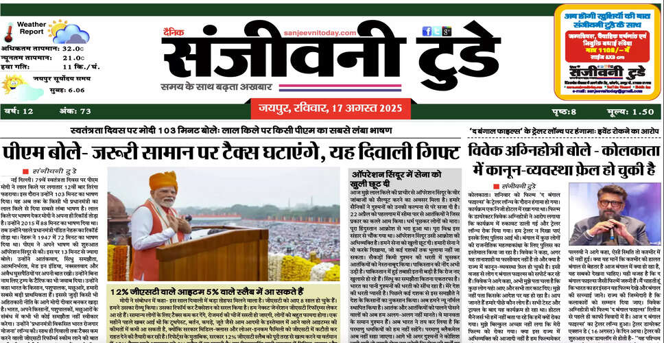 आज का अखबार: 17 अगस्त 2025 का विशेष संस्करण