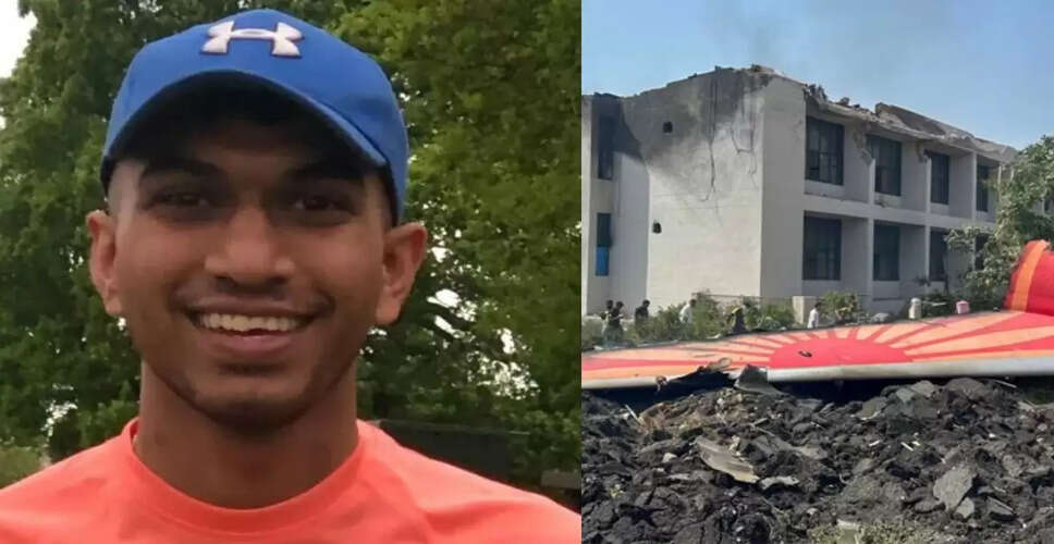 Tragic Air India Crash Claims Young Cricketer Dirdh Patel's Life