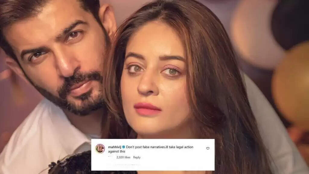 माही विज ने तलाक की अफवाहों पर दी कड़ी प्रतिक्रिया, कानूनी कार्रवाई की दी चेतावनी