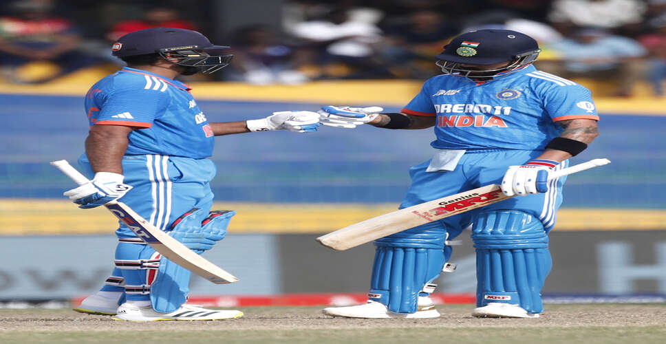 विराट-रोहित : वनडे में सबसे तेज 5,000 रन बनाने वाली नॉन-ओपनिंग जोड़ी