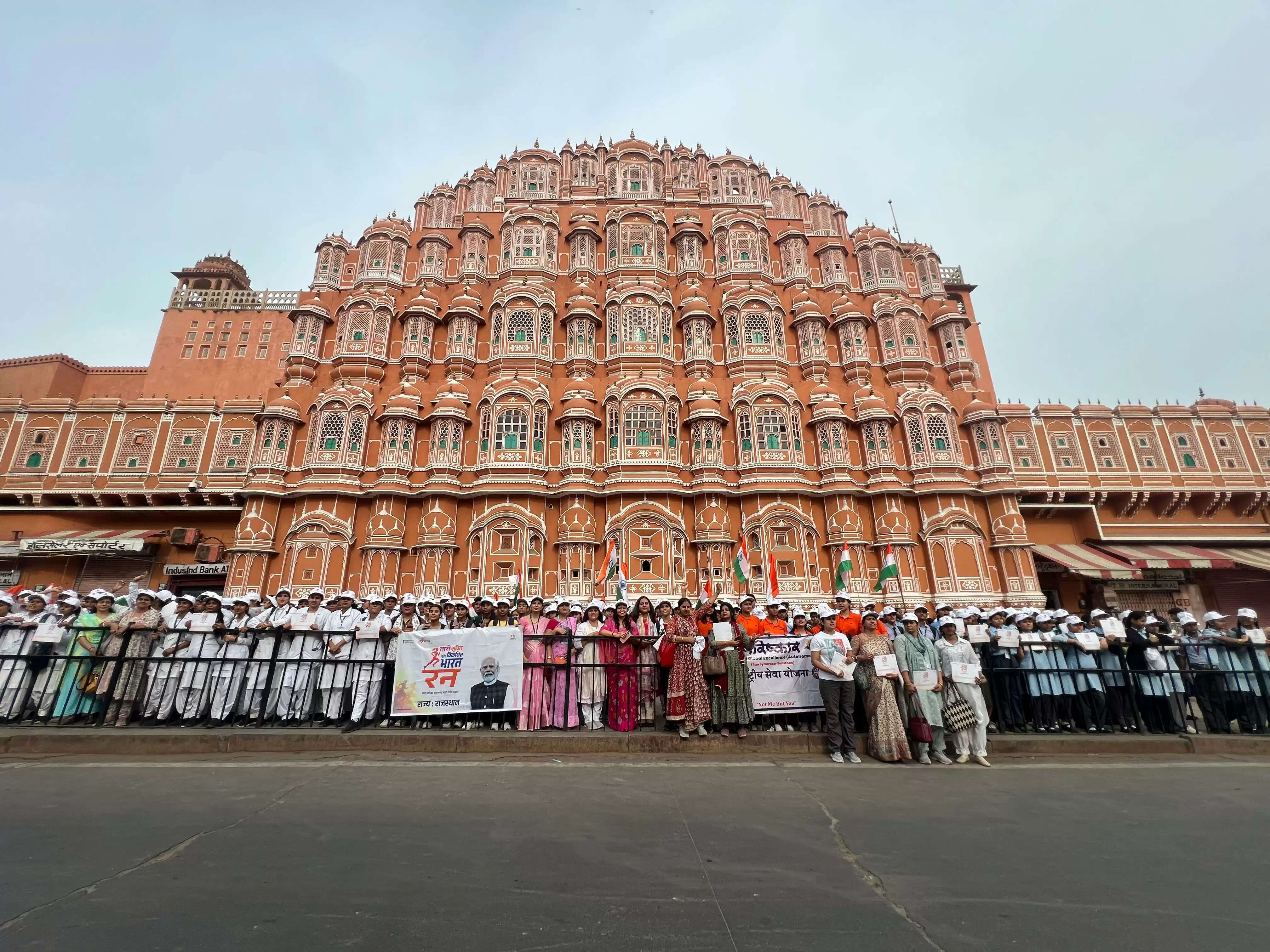जयपुर में 'नारी शक्ति फॉर विकसित भारत रन' का सफल आयोजन