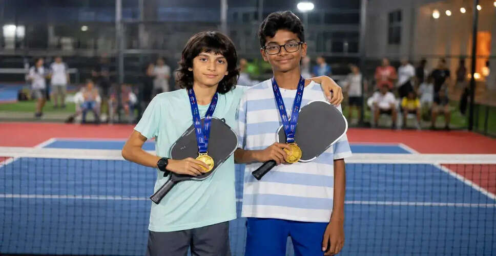 U12 लड़कों की डबल्स चैंपियनशिप में ऐतिहासिक वापसी