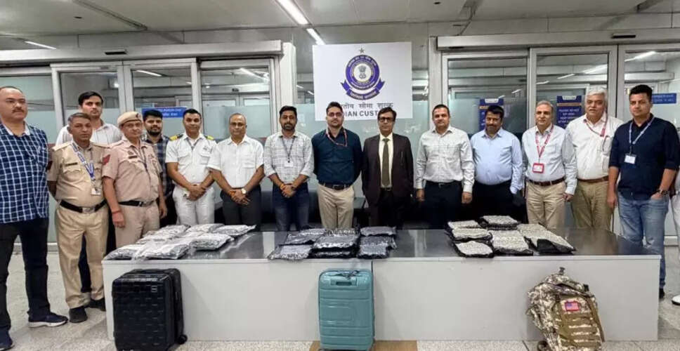 दिल्ली एयरपोर्ट पर 34 किलोग्राम हाइड्रोपोनिक मारिजुआना जब्त