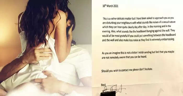 पड़ोसी की अजीब आवाजों से परेशान परिवार ने लिखा अनोखा पत्र