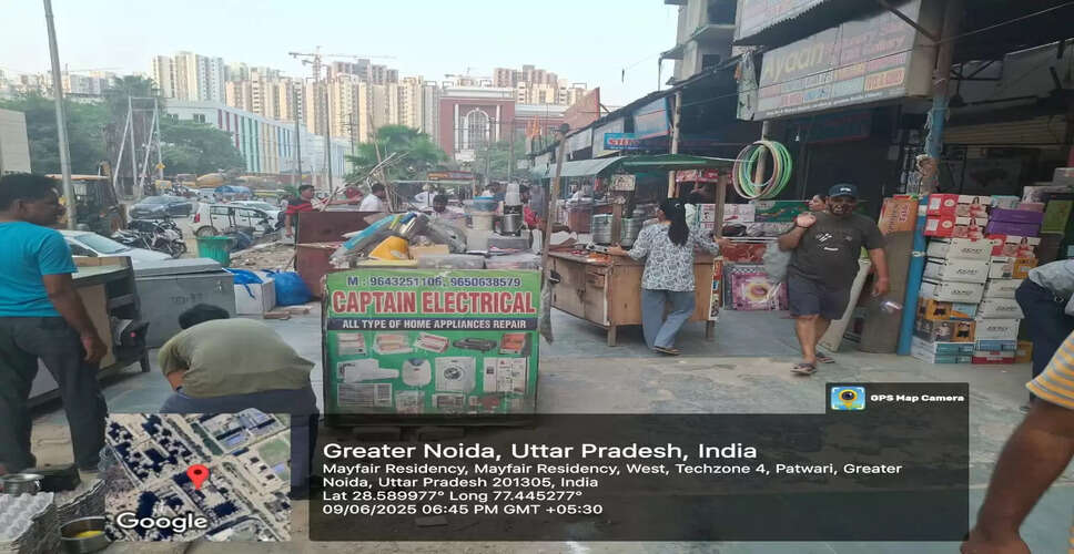 Greater Noida Authority Takes Action Against Illegal Street Vendors