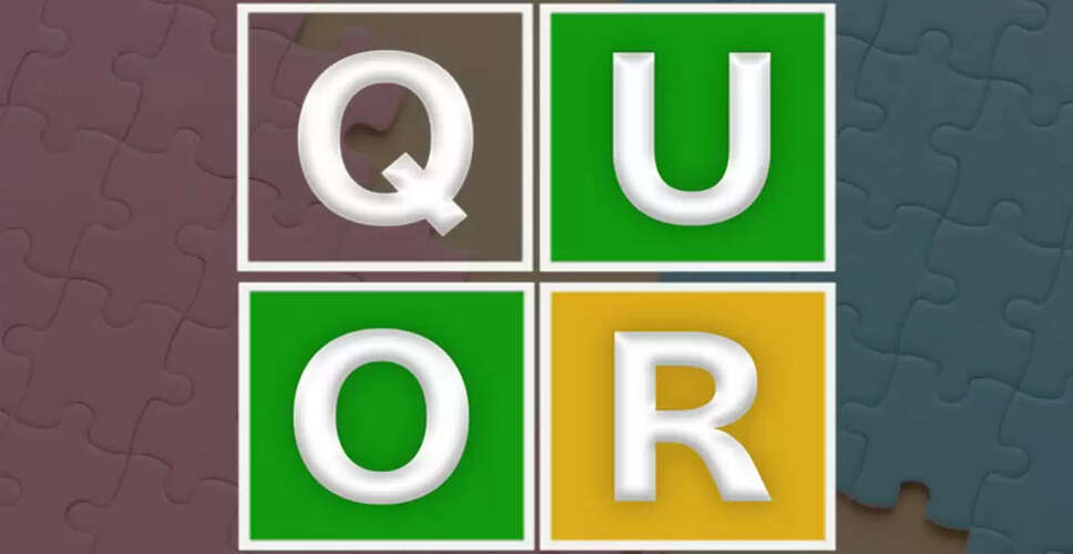 Quordle के लिए सुझाव और उत्तर: 10 जून 2025