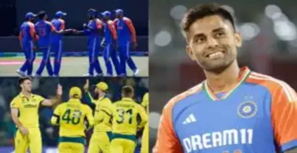 टीम इंडिया ने 5 टी20 सीरीज के लिए सूर्या की कप्तानी में सिडनी के लिए रवाना किया