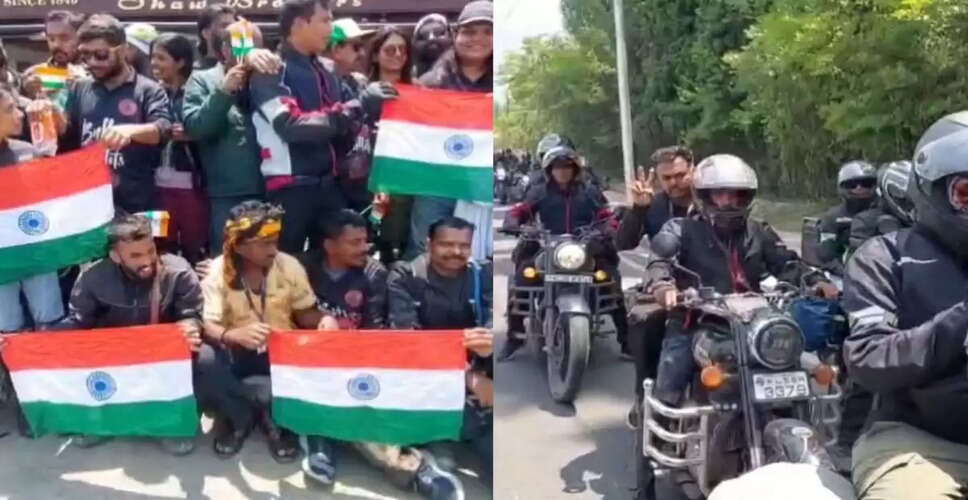Kerala Bikers Embark on Peace Journey to Kashmir