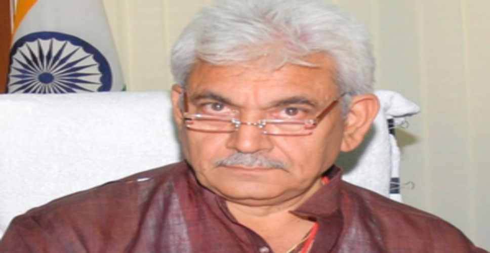 जम्मू-कश्मीर के एलजी मनोज सिन्हा ने की श्रीनगर आतंकी हमले की निंदा