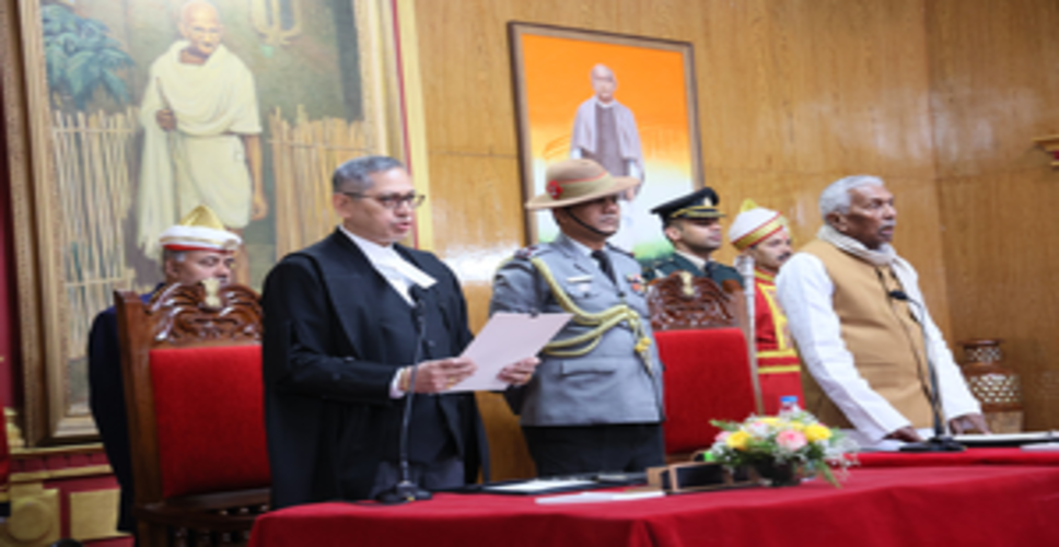 न्यायमूर्ति एस. वैद्यनाथन ने मेघालय उच्च न्यायालय के मुख्य न्यायाधीश के रूप में ली शपथ