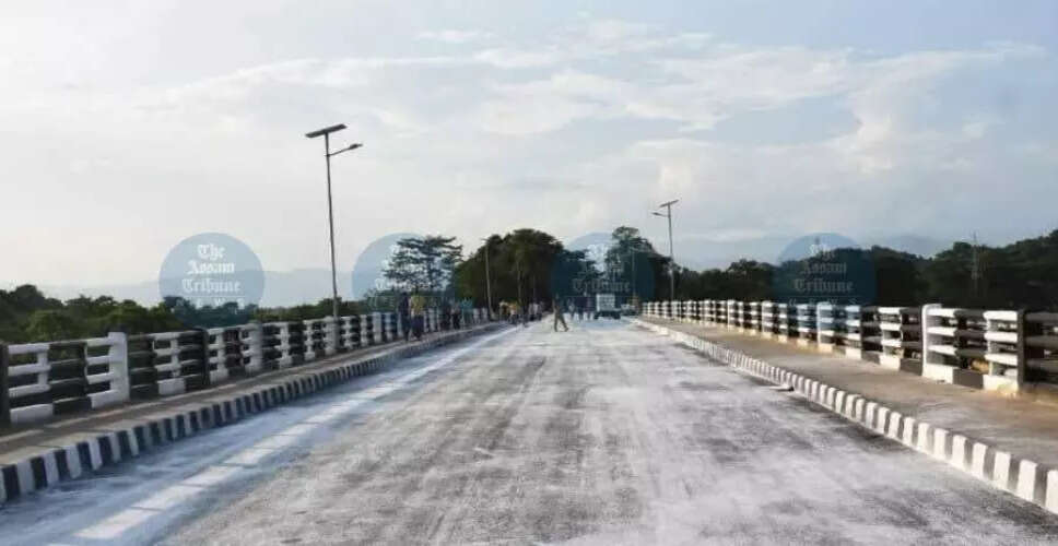 काछर में गमोन ब्रिज का पुनः उद्घाटन, यातायात के लिए खोला गया