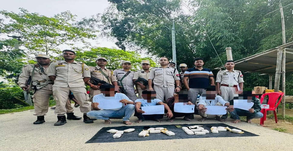 बराक घाटी में 50 करोड़ रुपये से अधिक की ड्रग्स जब्त