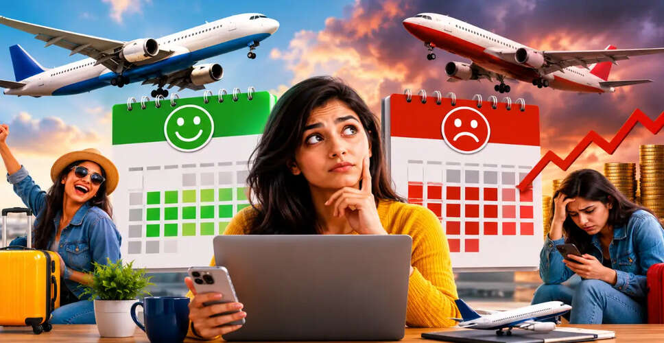 उड़ान बुकिंग के लिए सबसे अच्छे और सबसे खराब समय का विश्लेषण