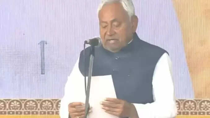 नीतीश कुमार ने 10वीं बार बिहार के मुख्यमंत्री के रूप में ली शपथ