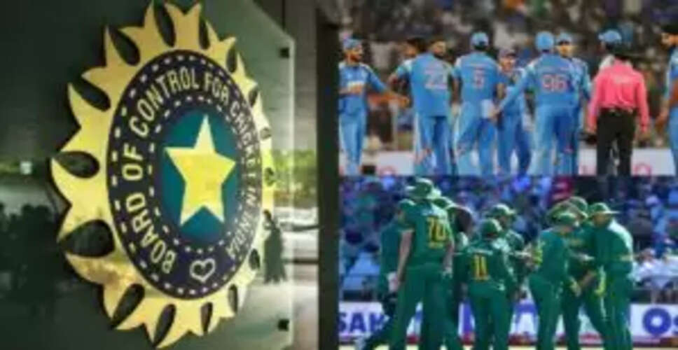 भारत और दक्षिण अफ्रीका के बीच क्रिकेट सीरीज की तैयारियाँ शुरू
