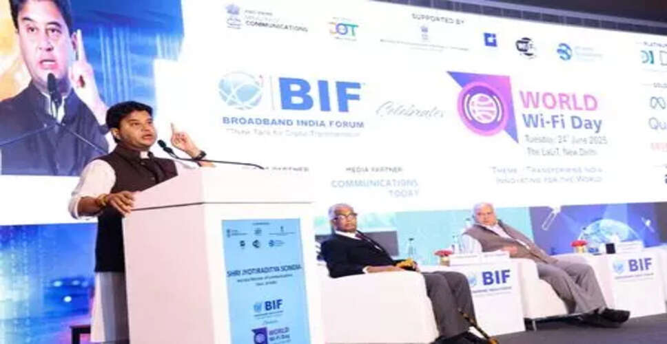 भारत में हर कोने में वाई-फाई की पहुंच का सपना: संचार मंत्री