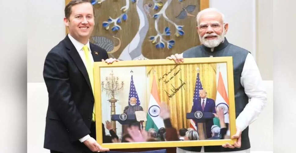 अमेरिका के राजदूत सर्जियो गोर ने पीएम मोदी से की मुलाकात, भारत-अमेरिका संबंधों पर चर्चा