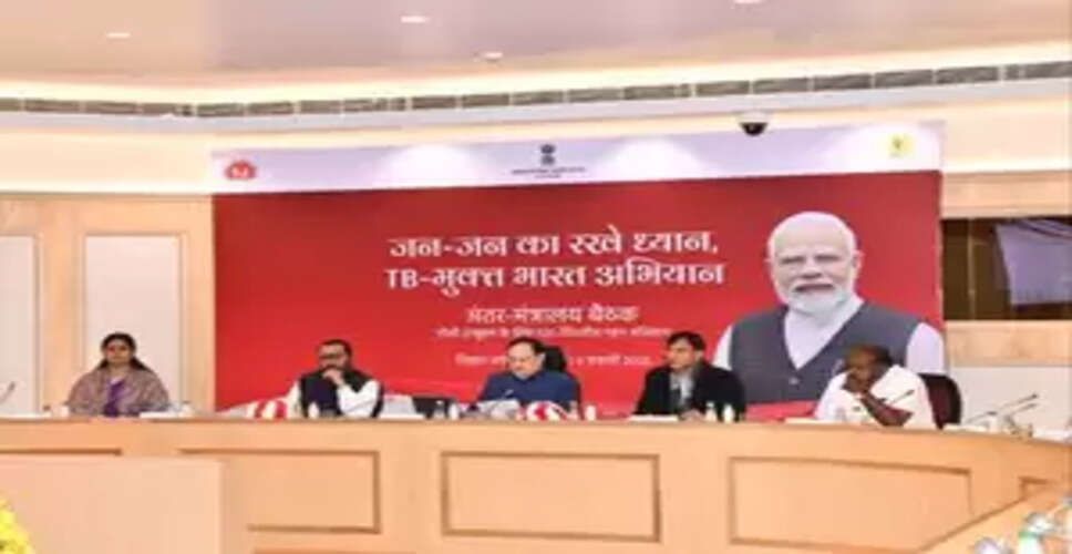 100 दिवसीय टीबी उन्मूलन अभियान : एक महीने में 1.48 लाख नए मामले : जेपी नड्डा