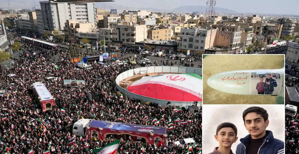 ईरान ने मिसाइल पर शहीदों के नाम लिखकर किया प्रतिशोध का वादा