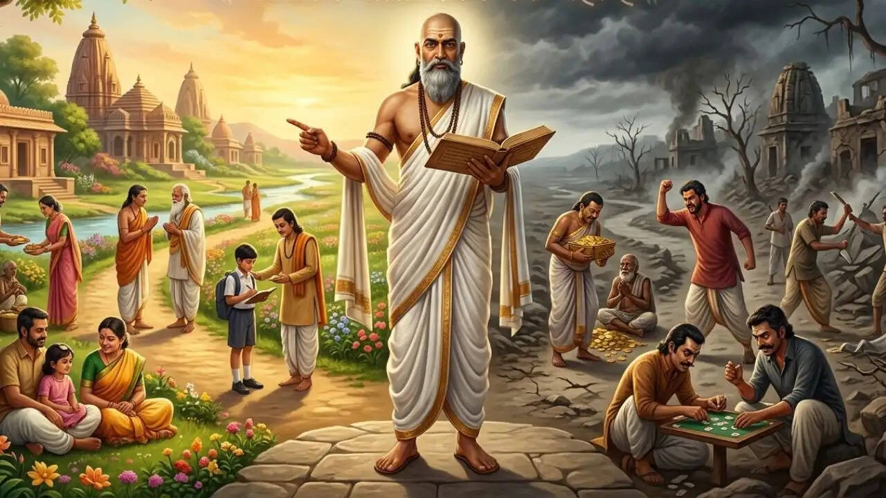 आचार्य चाणक्य के जीवनदर्शन: सुख और संतुलन के सूत्र