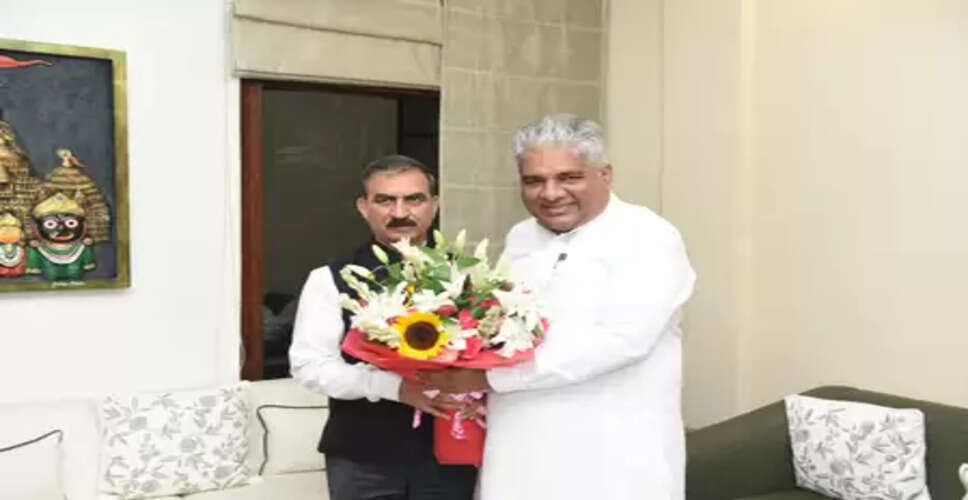 हिमाचल प्रदेश के सीएम की केंद्रीय पर्यावरण मंत्री से मुलाकात, बारिश से हुए नुकसान पर चर्चा