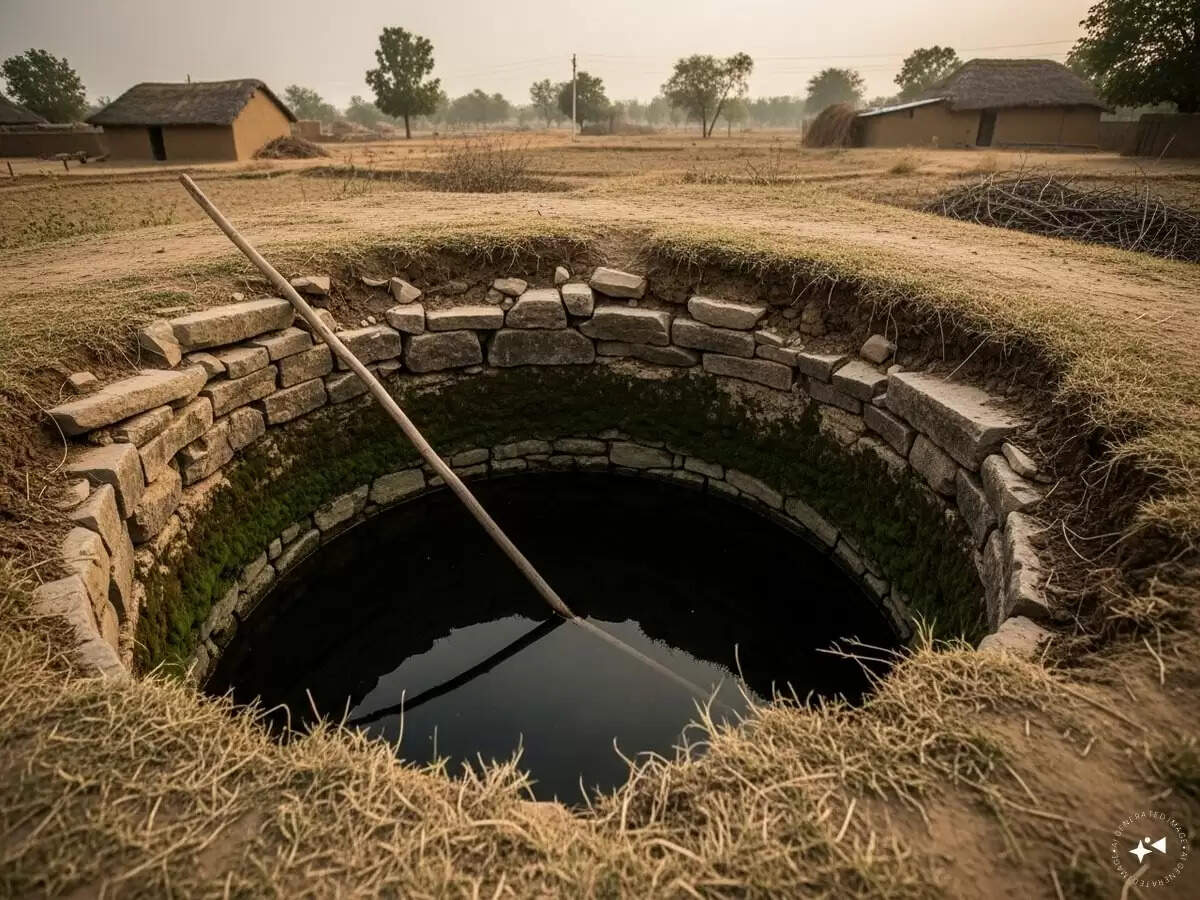 महिला ने पति से बचने के लिए कुएं में कूद लगाई, वीडियो ने मचाई हलचल