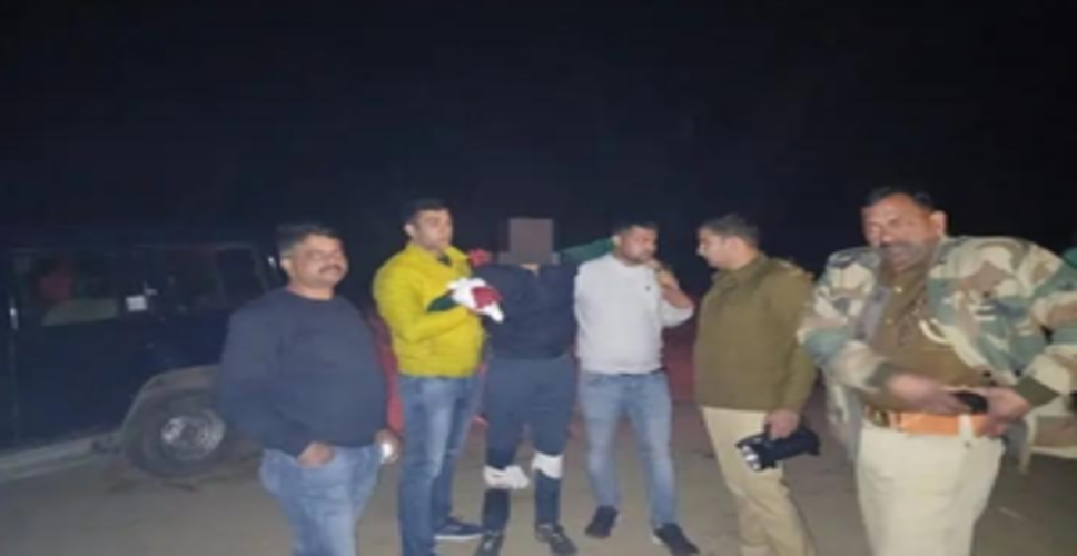मुजफ्फरनगर में पुलिस मुठभेड़ में 25 हजार का ईनामी बदमाश गिरफ्तार