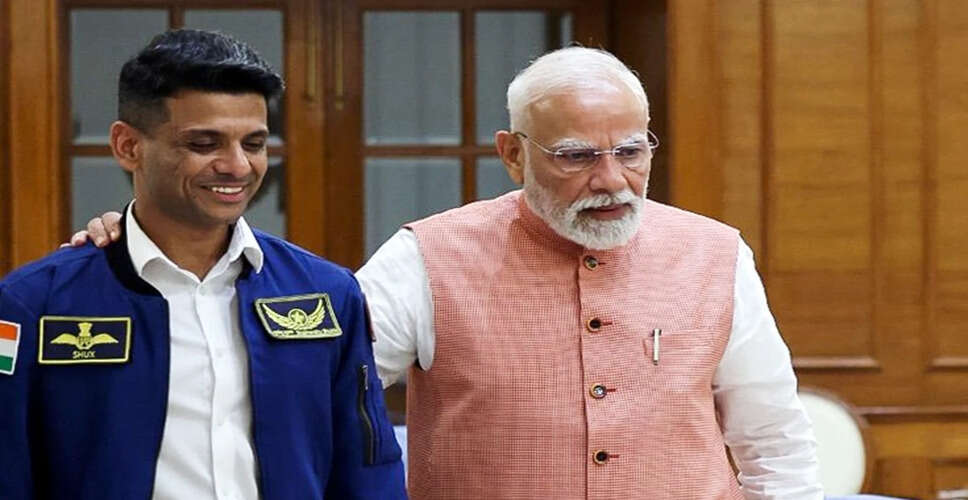 प्रधानमंत्री मोदी ने अंतरिक्ष यात्री शुभांशु शुक्ला से की मुलाकात