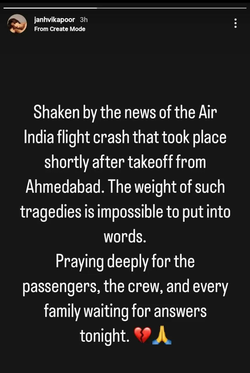 Ahmedabad में एयर इंडिया विमान दुर्घटना: सितारों की संवेदनाएं