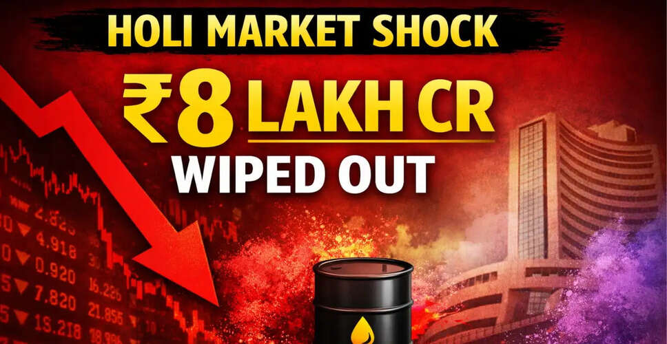 भारतीय शेयर बाजार में गिरावट: वैश्विक तनावों का प्रभाव