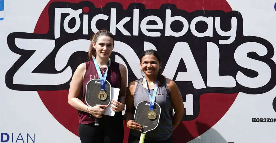 डैनियेल जोन्स और मोनिका मेनन ने जीता 30+ ओपन विमेंस डबल्स खिताब