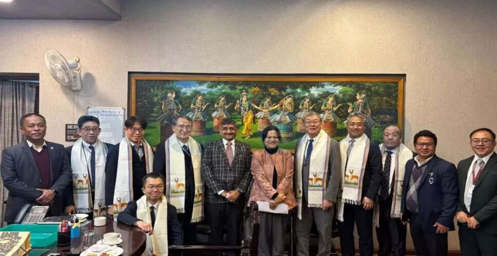 जापान के कागावा प्रांत की प्रतिनिधिमंडल की मणिपुर यात्रा