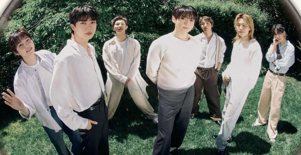 BTS ने FESTA 2026 के लिए 'Come Over' गाना जारी किया