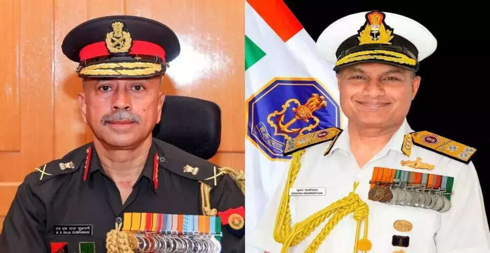 भारत के नए रक्षा प्रमुख और नौसेना प्रमुख की नियुक्ति