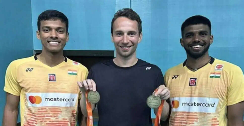 Mathias Boe का Satwiksairaj Rankireddy और Chirag Shetty के साथ पुनर्मिलन