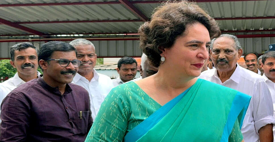 प्रियंका गांधी का संसद में ननों की गिरफ्तारी के खिलाफ प्रदर्शन