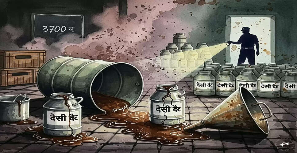 बवाना में नकली देसी घी की फैक्ट्री का भंडाफोड़, दो गिरफ्तार