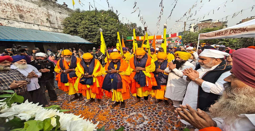 आनंदपुर साहिब में गुरु तेग बहादुर की 350वीं शहादत दिवस की तैयारी